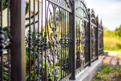 Decorative Wrought Iron Fence